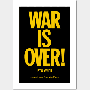 War is Over - John Lennon & Yoko Ono Posters and Art